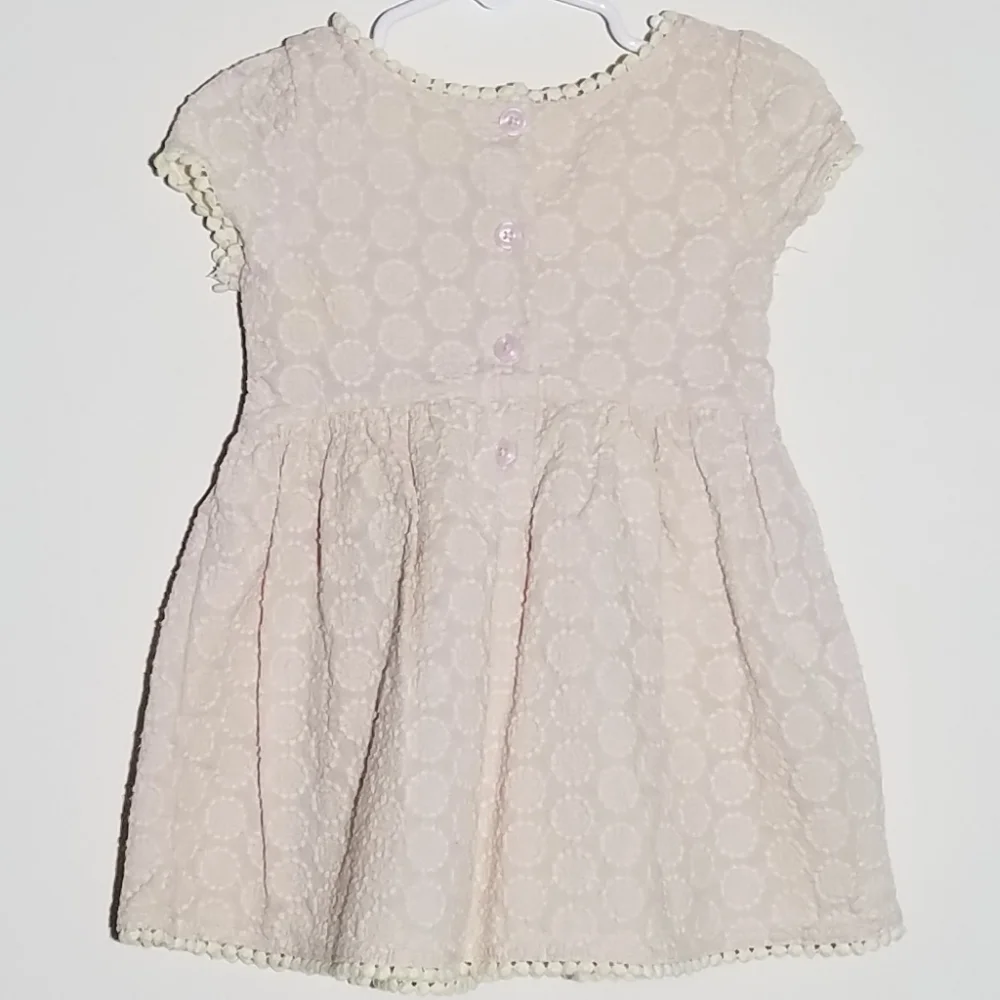 Genuine Kids Oshkosh Lined Embroidered Dress 18m